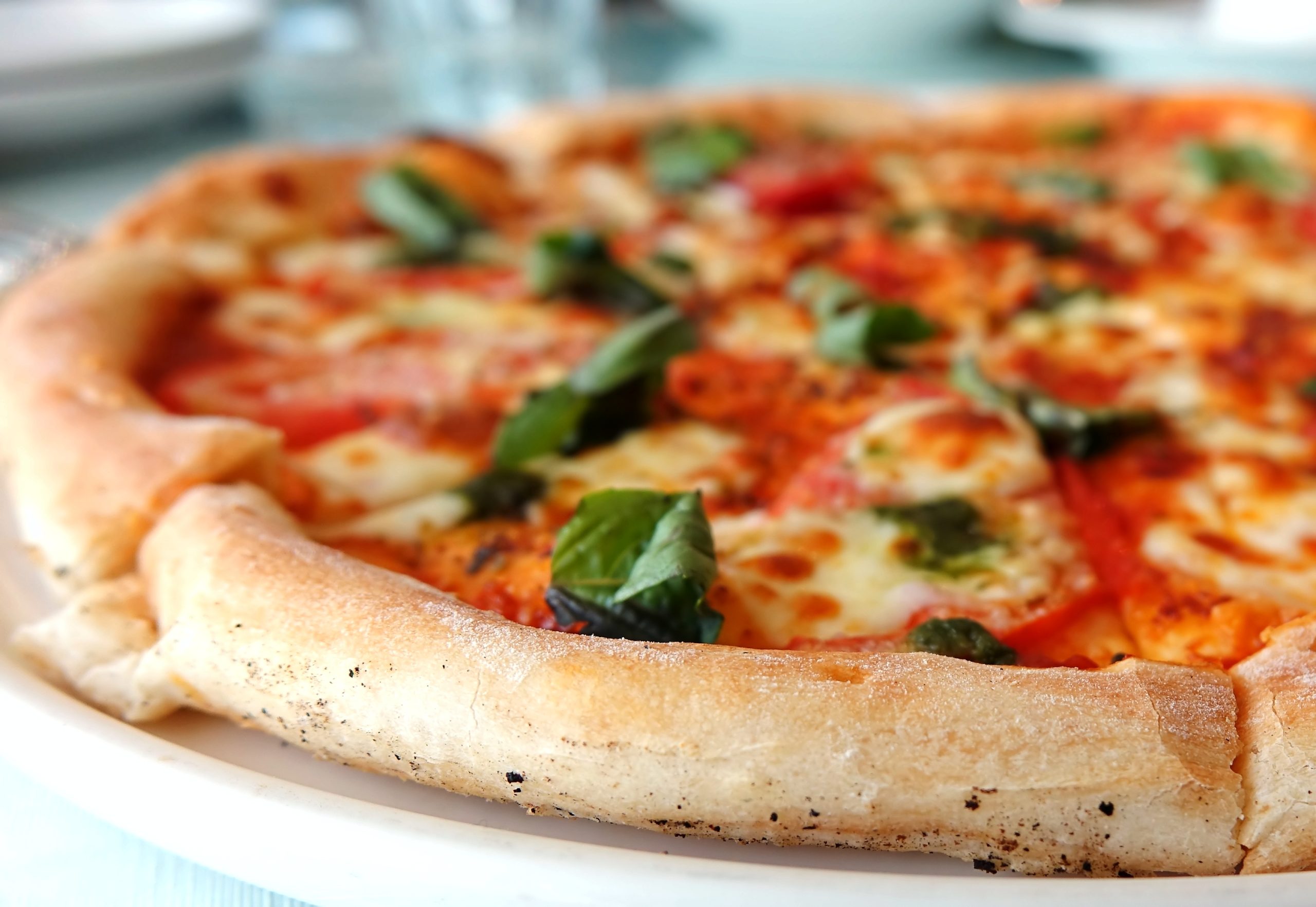 Delicious Crust of Pizza Margherita